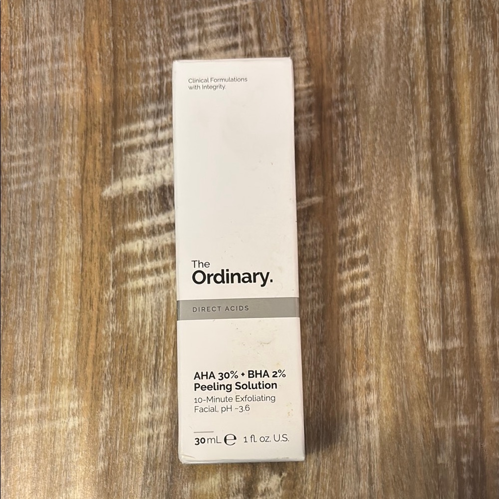 The Ordinary AHA 30% + BHA 2% Peeling Solution
